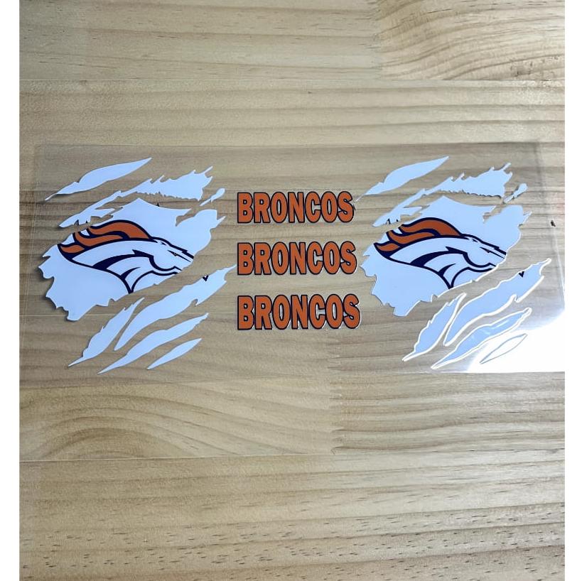 16oz UVDTF Cup Wraps,Sport, Football Teams ,Broncos