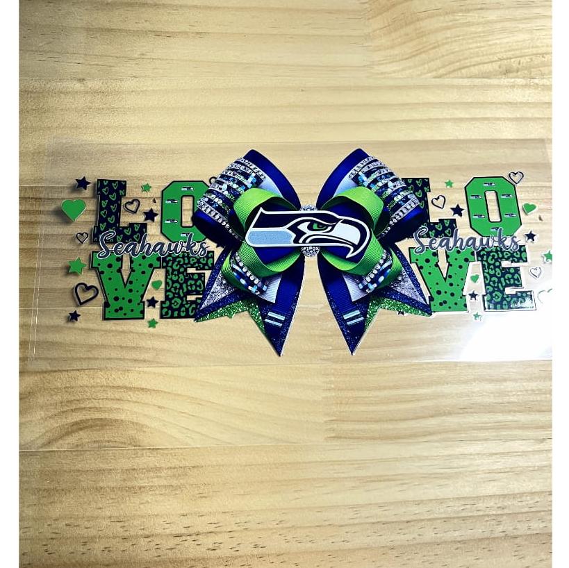 16oz UVDTF Cup Wraps,Sport, Football Teams ,Seahawks