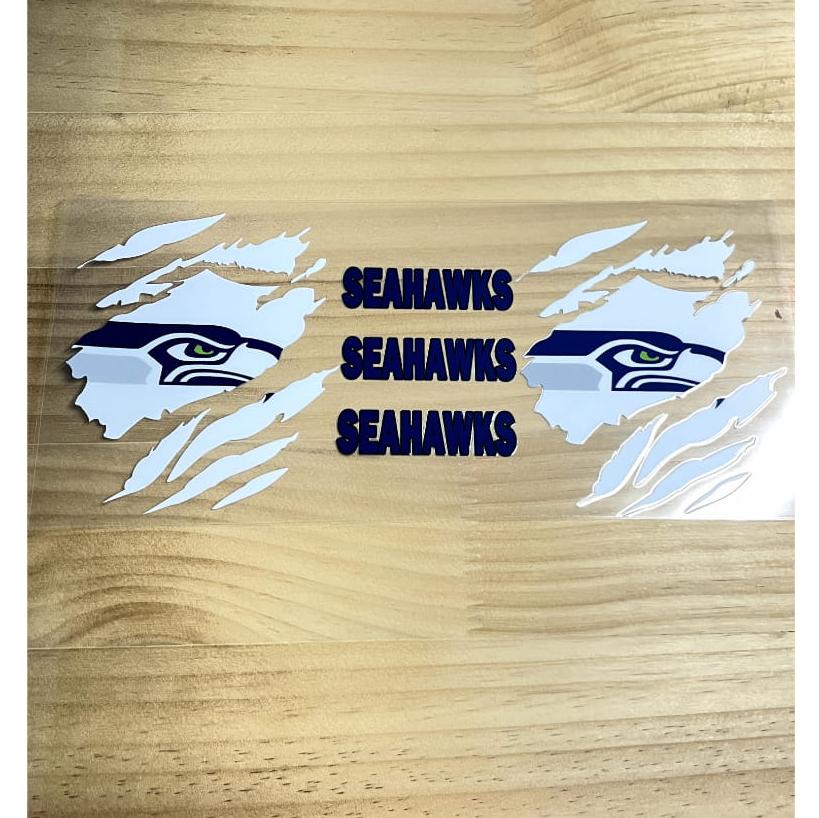 16oz UVDTF Cup Wraps,Sport, Football Teams ,Seahawks