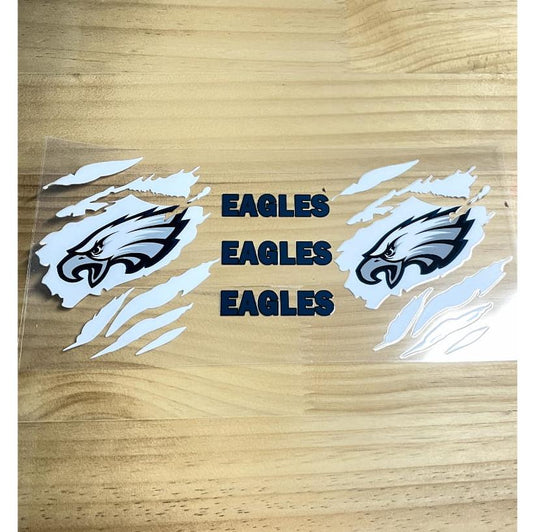 16oz UVDTF Cup Wraps,Sport, Football Teams ,Eagles