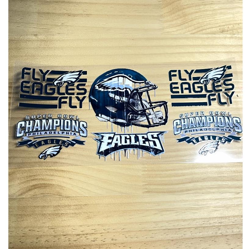 16oz UVDTF Cup Wraps,Sport, Football Teams ,Eagles