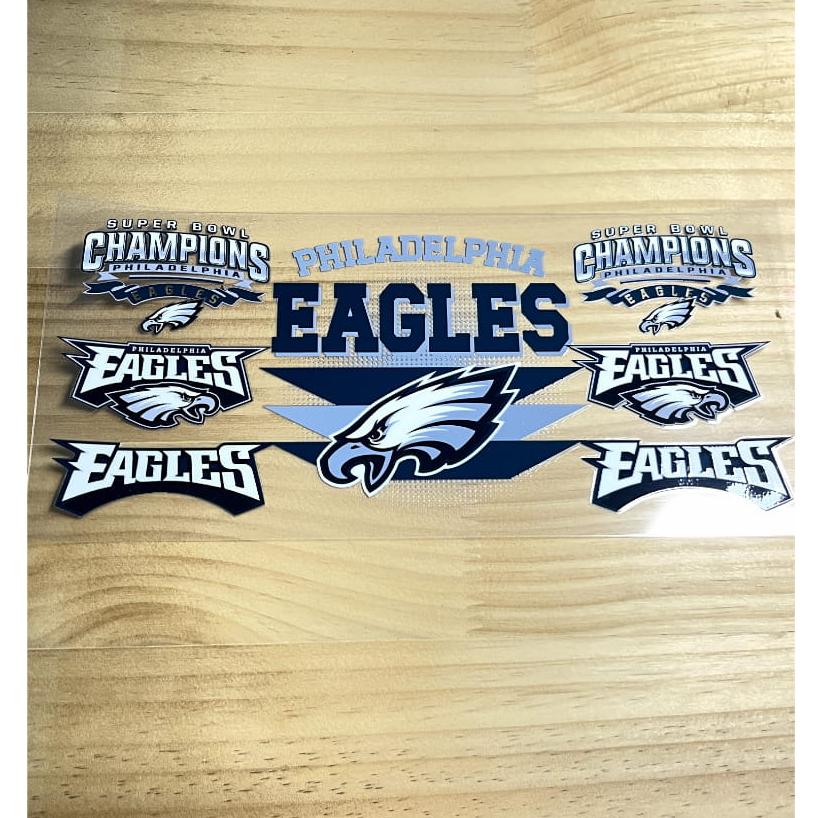 16oz UVDTF Cup Wraps,Sport, Football Teams ,Eagles