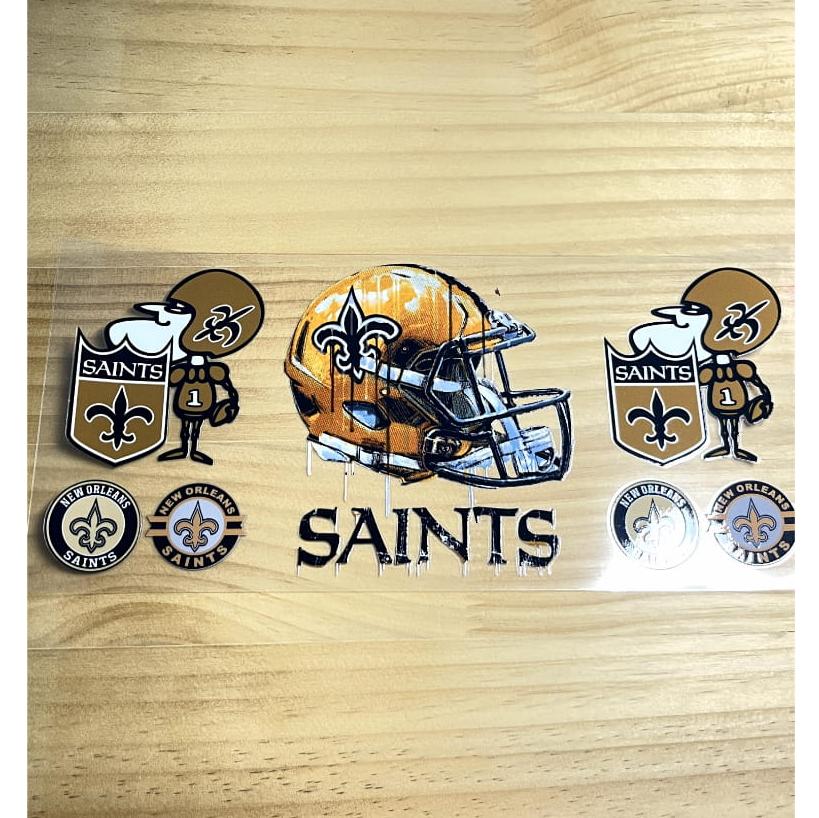 16oz UVDTF Cup Wraps,Sport, Football Teams ,Saints