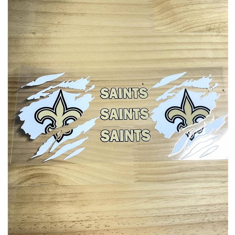 16oz UVDTF Cup Wraps,Sport, Football Teams ,Saints