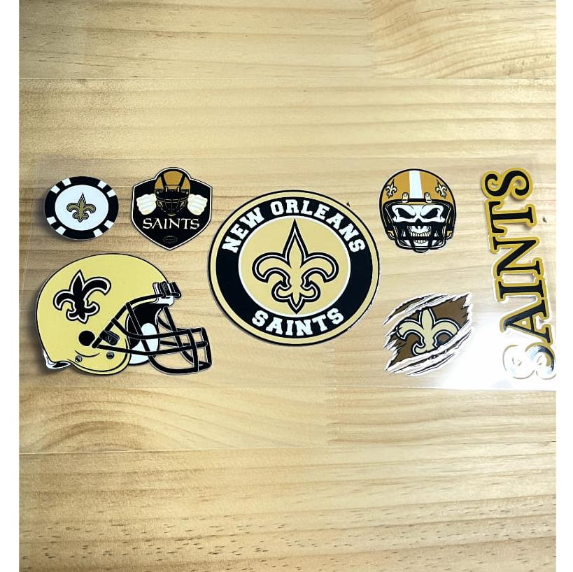 16oz UVDTF Cup Wraps,Sport, Football Teams ,Saints