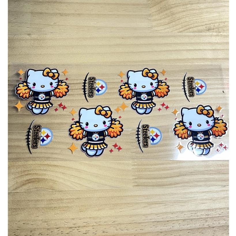 16oz UVDTF Cup Wraps,Sport, Football Teams ,Steelers