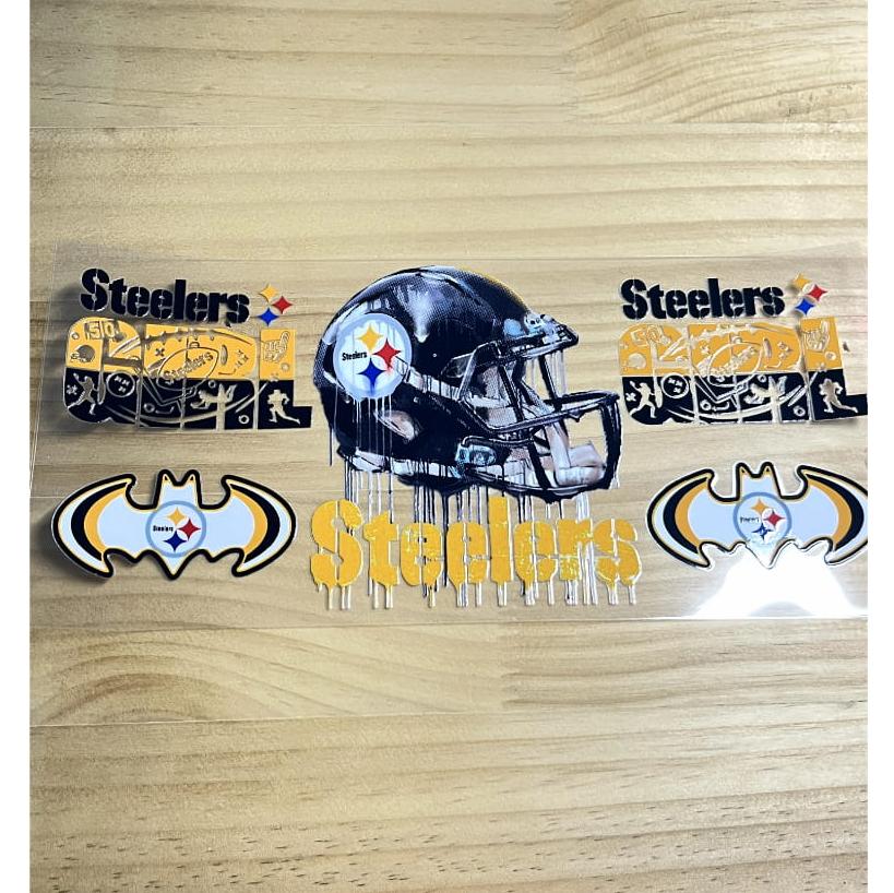16oz UVDTF Cup Wraps,Sport, Football Teams ,Steelers