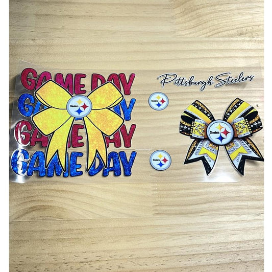 16oz UVDTF Cup Wraps,Sport, Football Teams ,Steelers