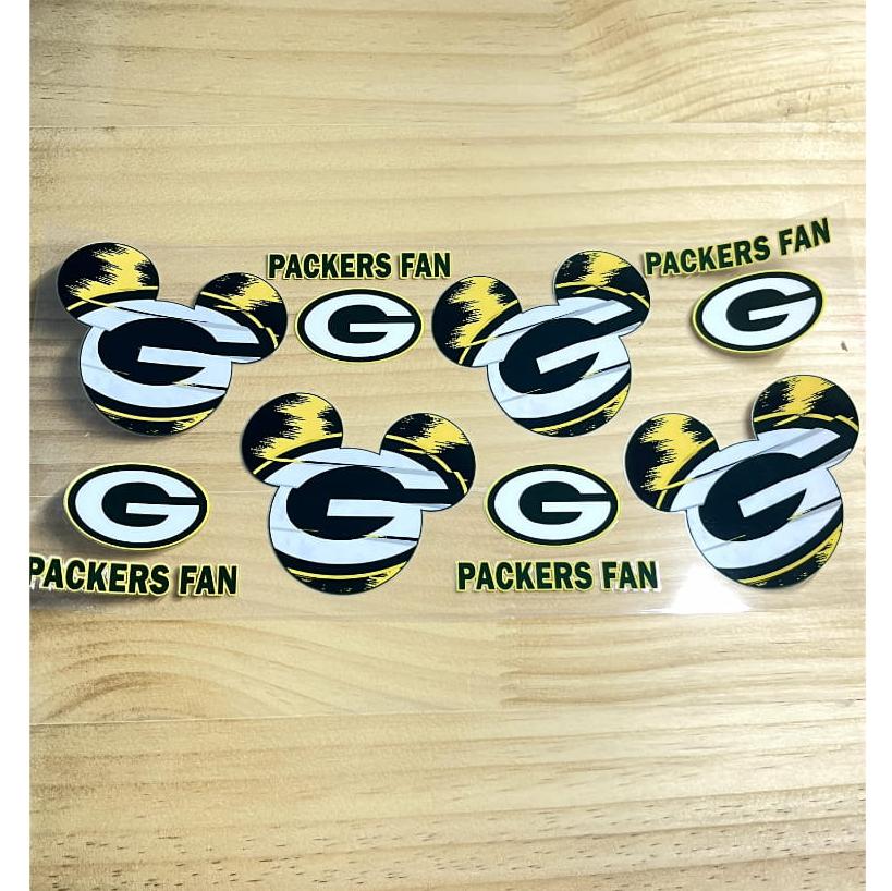 16oz UVDTF Cup Wraps,Sport, Football ,Green Bay Packers