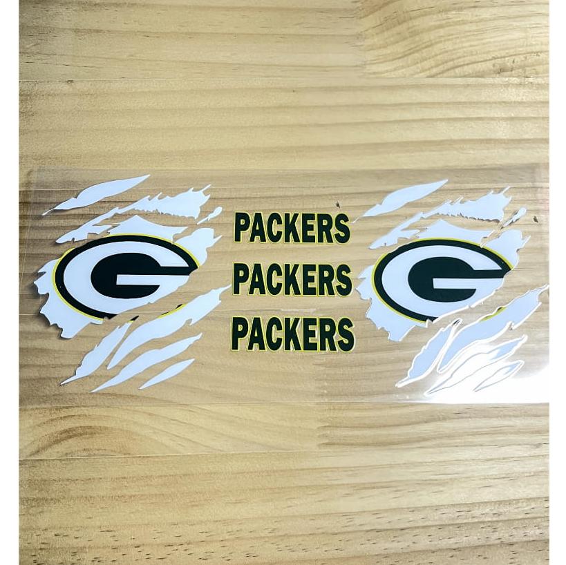 16oz UVDTF Cup Wraps,Sport, Football ,Green Bay Packers