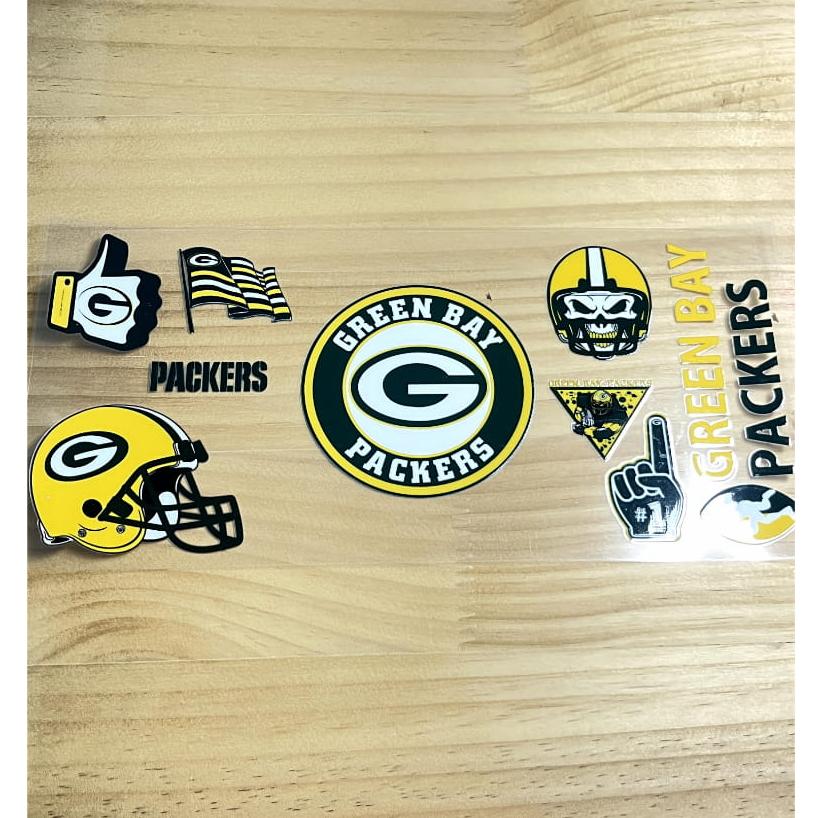 16oz UVDTF Cup Wraps,Sport, Football ,Green Bay Packers