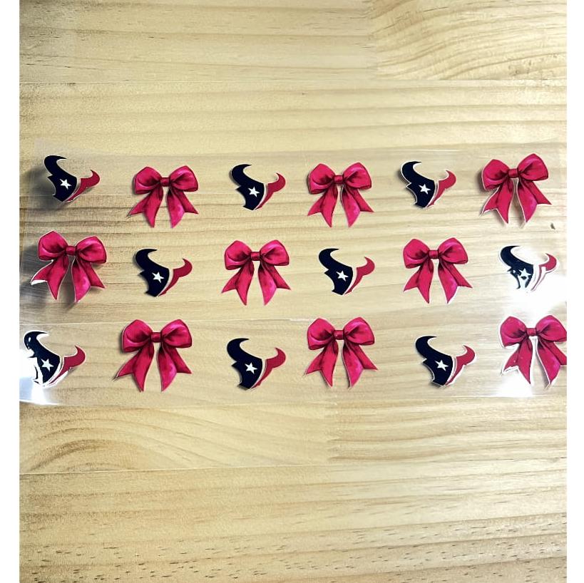 16oz UVDTF Cup Wraps,Sport, Football ,Texans