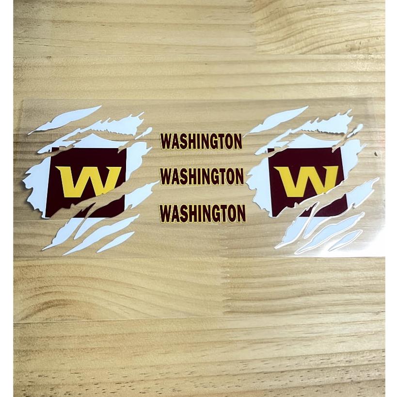 16oz UVDTF Cup Wraps,Sport, Football , Washington