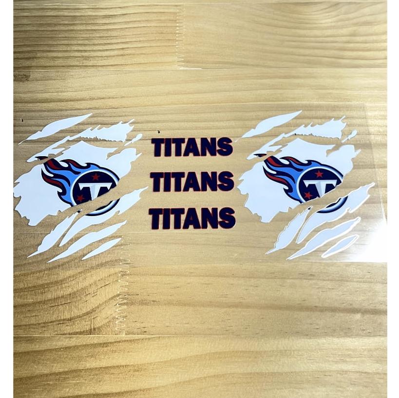 16oz UVDTF Cup Wraps,Football Sport Teams , Titans