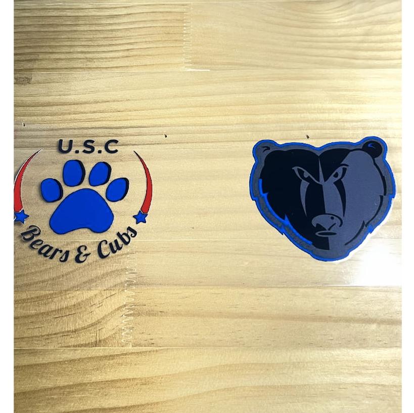16oz UVDTF Cup Wraps, Football Sport Teams , Bears