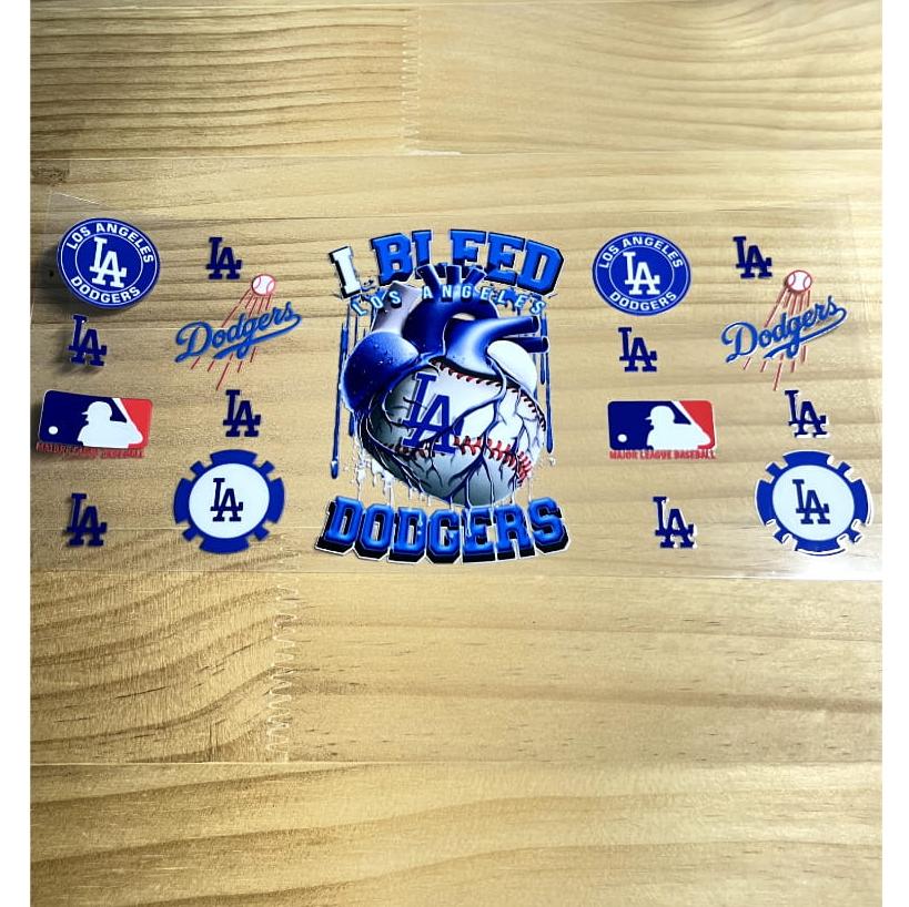 16oz UVDTF Cup Wraps,Sport ,Baseball ,Los Angeles Dogers
