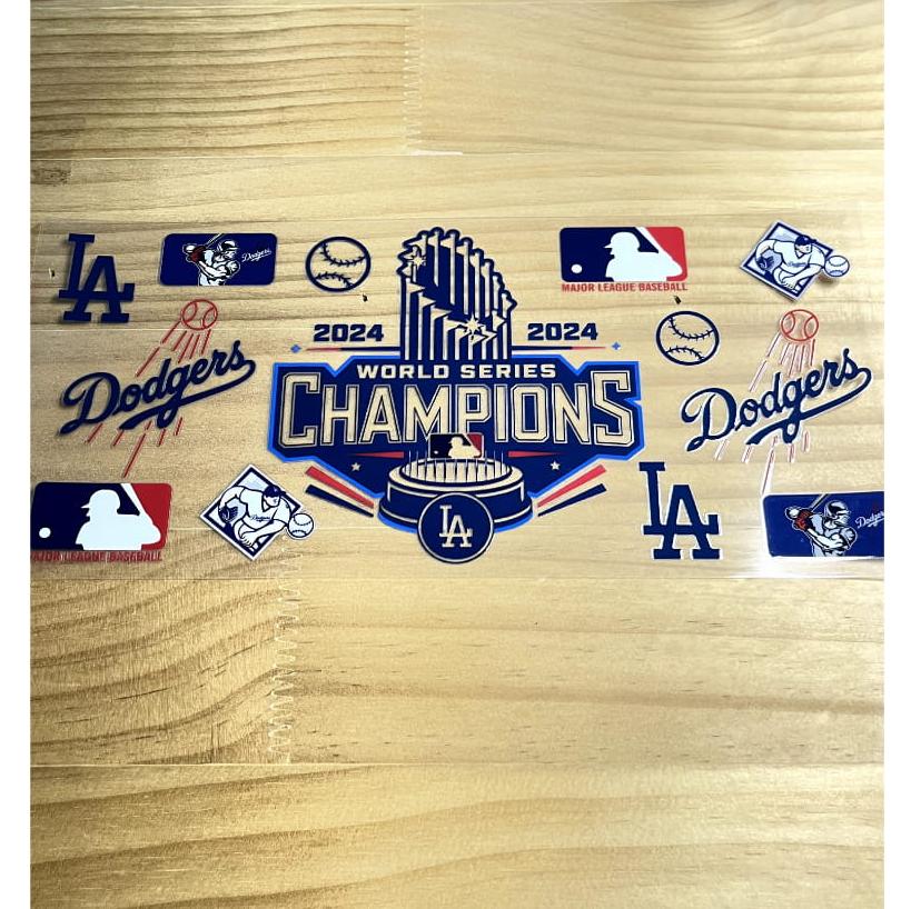 16oz UVDTF Cup Wraps,Sport ,Baseball ,Los Angeles Dogers