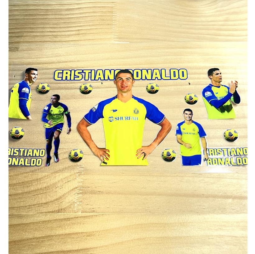 16oz UVDTF Cup Wraps,Soccer, Sport ,Christiano Ronalod