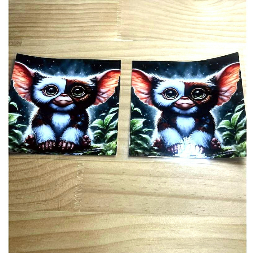 16oz UVDTF Cup Wraps, Cartoon, Gizmo