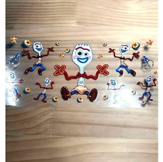 16oz UVDTF Cup Wraps ,Cartoon, Toy Story