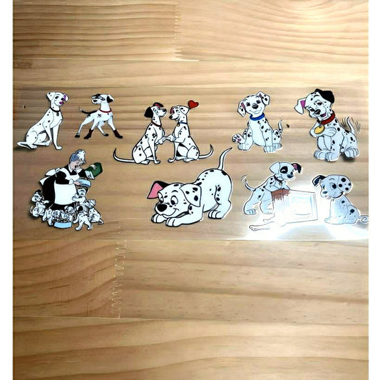 16oz UVDTF Cup Wraps, Cartoon ,Dalmatian ,101 Dog