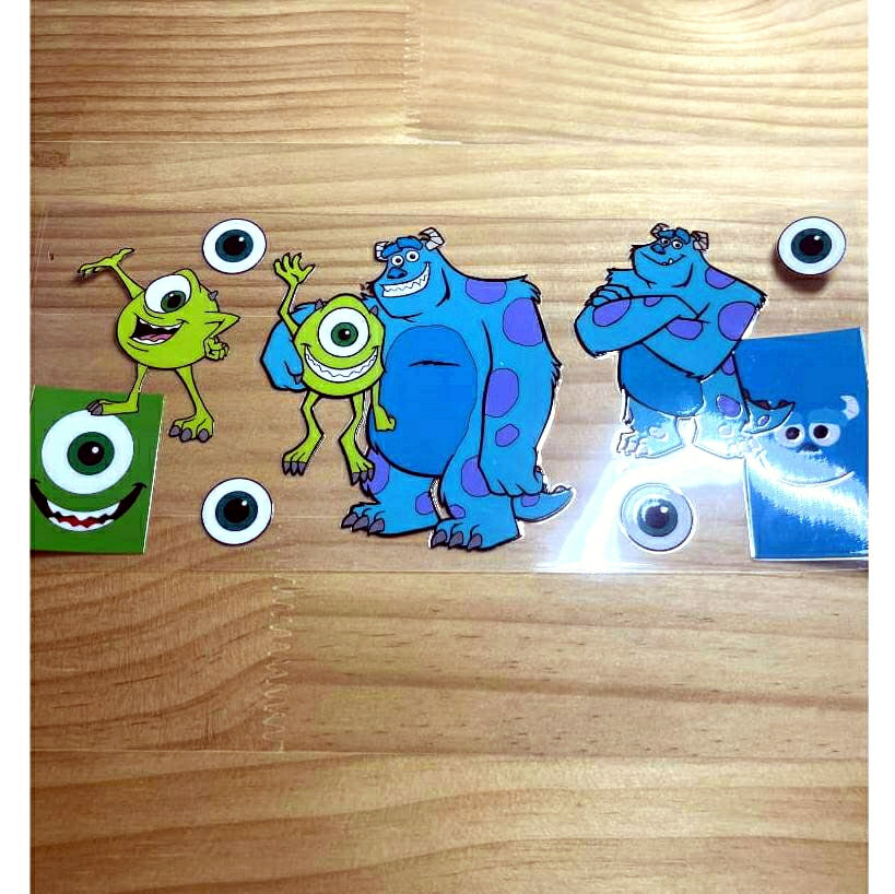 16oz UVDTF Cup Wraps, Cartoon, Monster