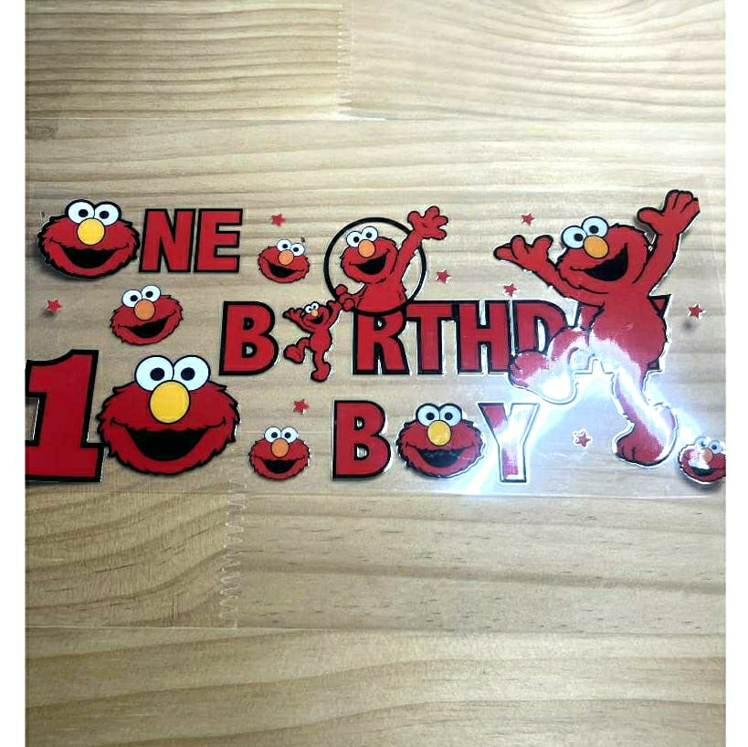 16oz UVDTF Cup Wraps,Cartoon, The Sesame Street
