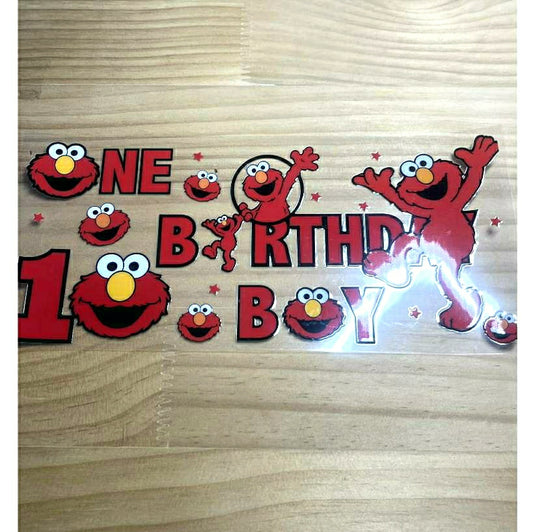 16oz UVDTF Cup Wraps,Cartoon, The Sesame Street