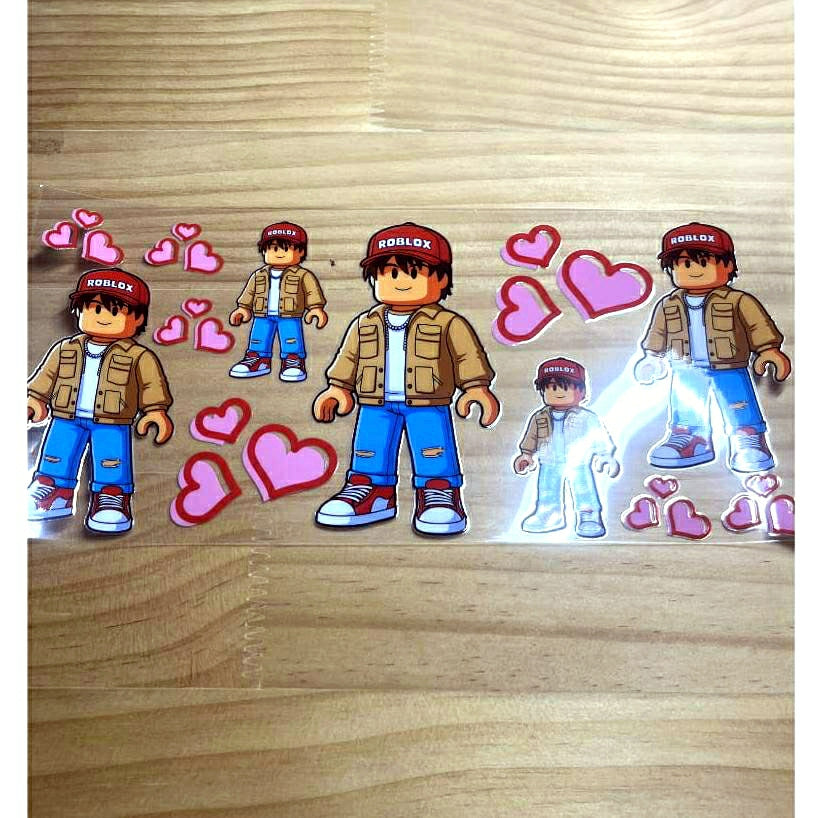 16oz UVDTF Cup Wraps,Cartoon, Roblox