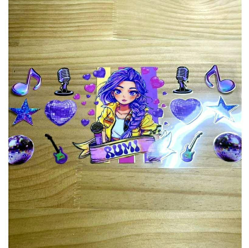 16oz UVDTF Cup Wraps,KPOP,Cartoon