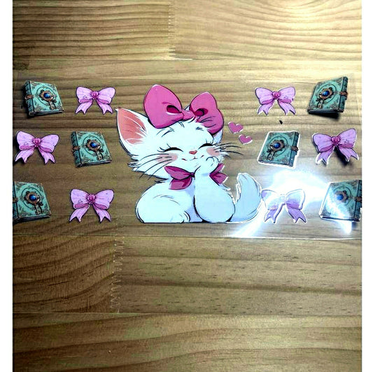 16oz UVDTF Cup Wraps ,Cartoon ,The AristoCats & Marie