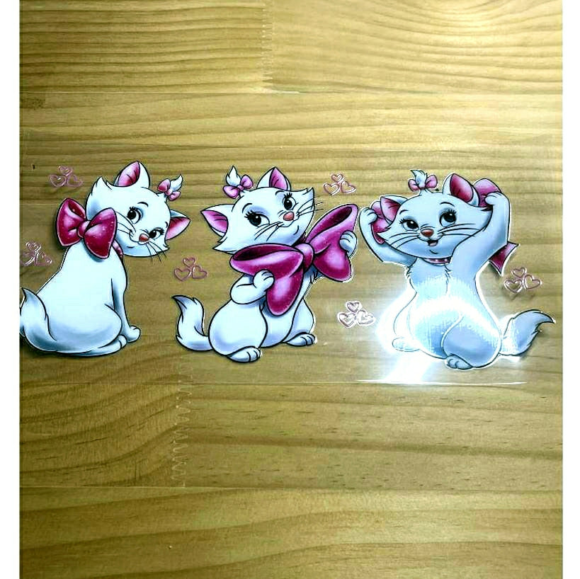 16oz UVDTF Cup Wraps ,Cartoon ,The AristoCats & Marie