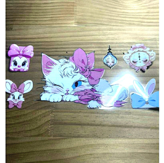 16oz UVDTF Cup Wraps ,Cartoon ,The AristoCats & Marie