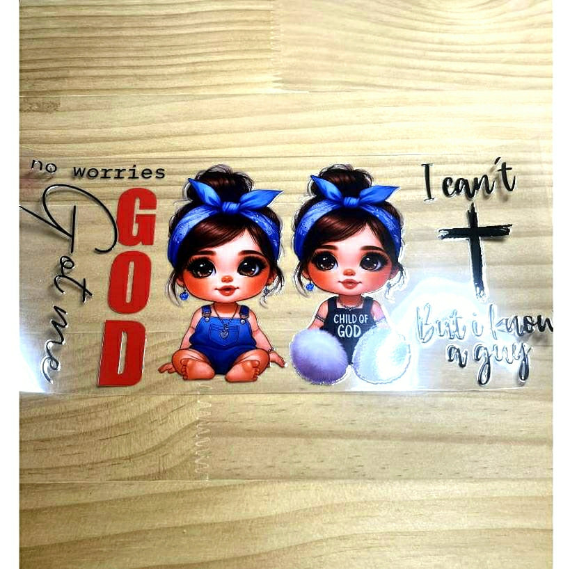 16oz UVDTF Cup Wraps, God & Religion & Faith
