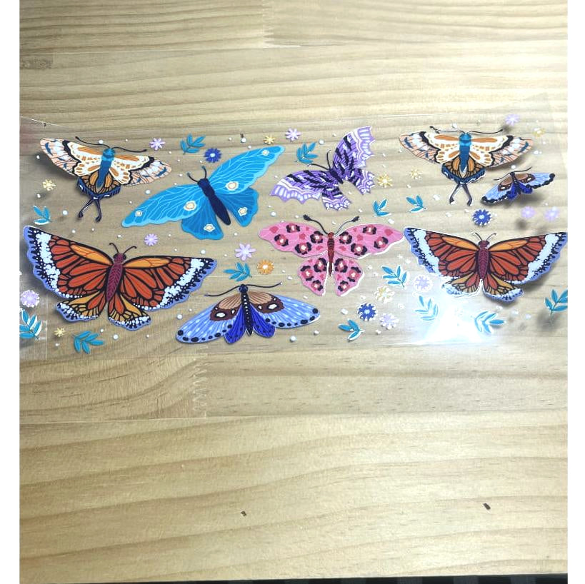16oz UVDTF Cup Wraps, Butterfly