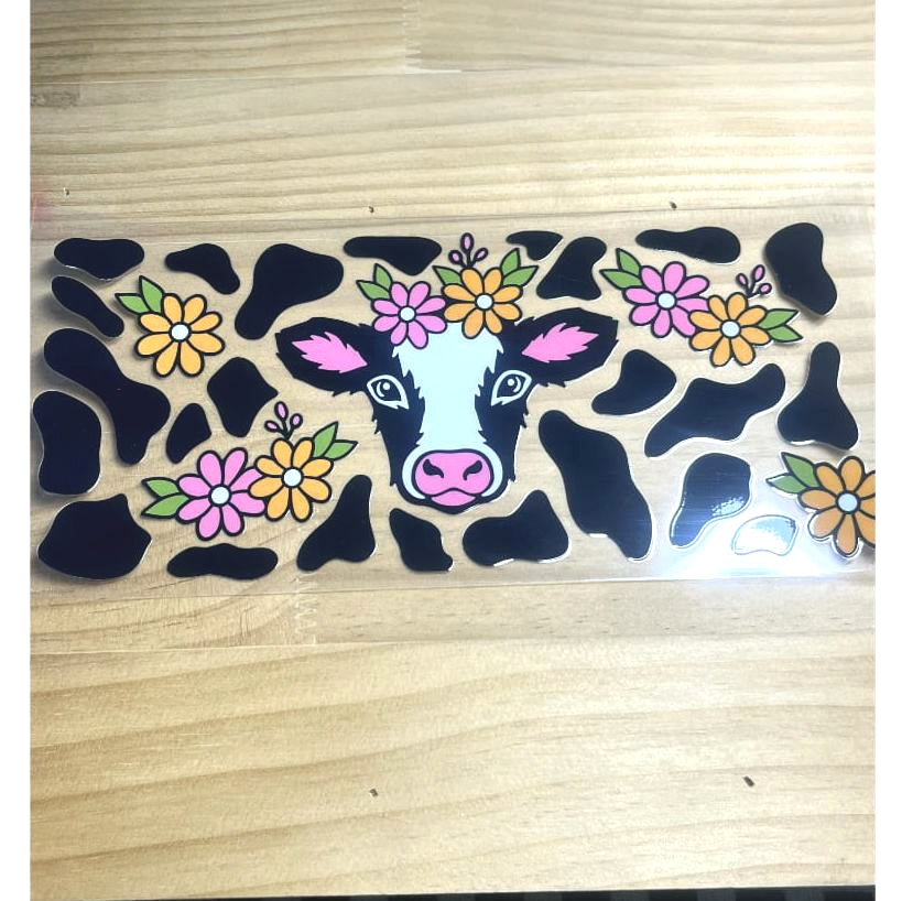 16oz UVDTF Cup Wraps ,Cow