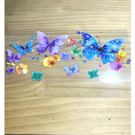 16oz UVDTF Cup Wraps, Butterfly