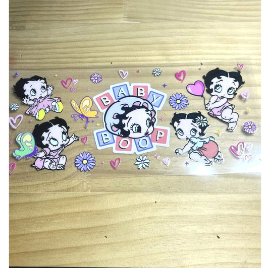 16oz UVDTF Cup Wraps ,Betty Boop