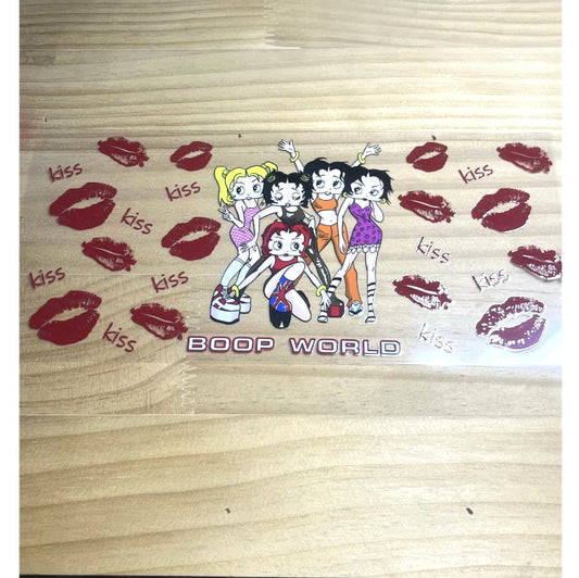 16oz UVDTF Cup Wraps ,Betty Boop