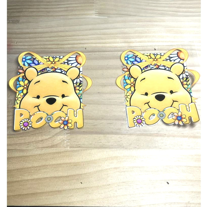 16oz UVDTF Cup Wraps, Cartoon ,Winnie Pooh