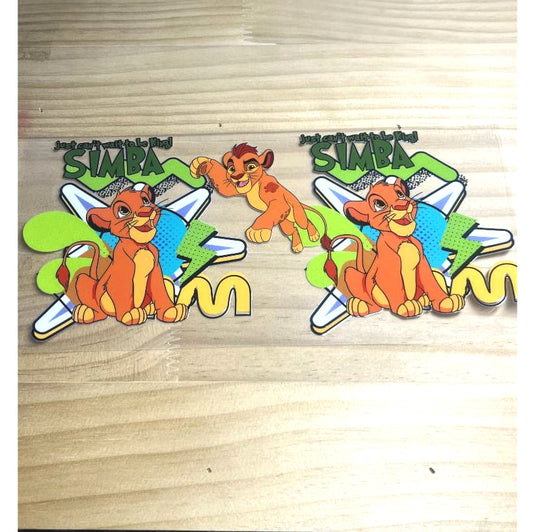 16oz UVDTF Cup Wraps,Cartoon , Lion King