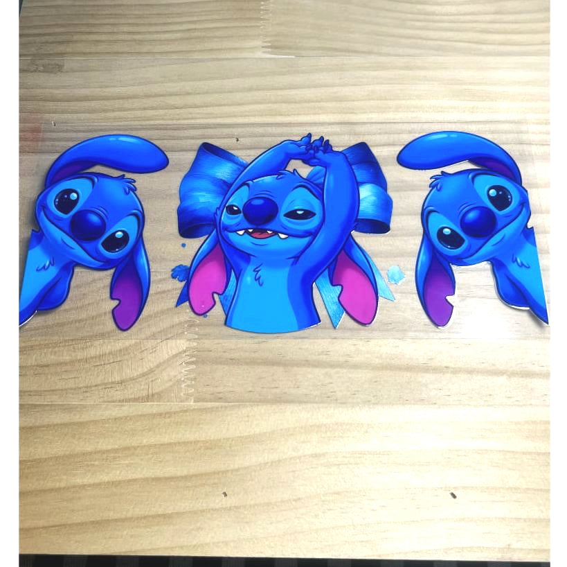 16oz UVDTF Cup Wraps, Cartoon ,Stitch