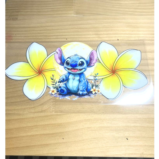 16oz UVDTF Cup Wraps, Cartoon ,Stitch