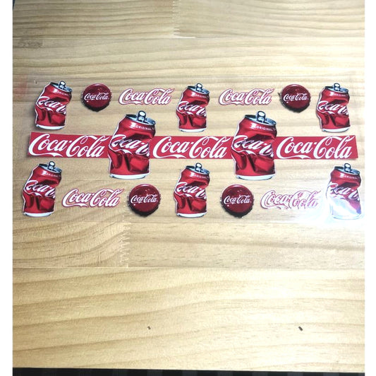 16oz UVDTF Cup Wraps, Diet Coke ,Drinks