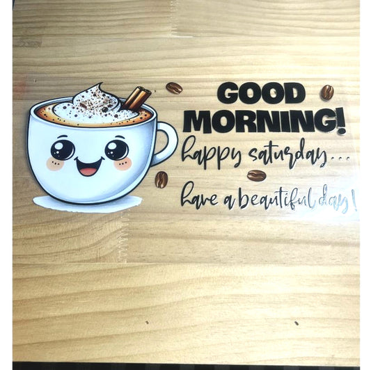 16oz UVDTF Cup Wraps, Coffee