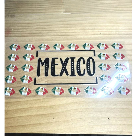 16oz UVDTF Cup Wraps, Mexico Country