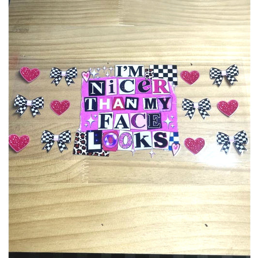 16oz UVDTF Cup Wraps, Words