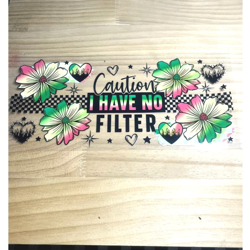 16oz UVDTF Cup Wraps, Words