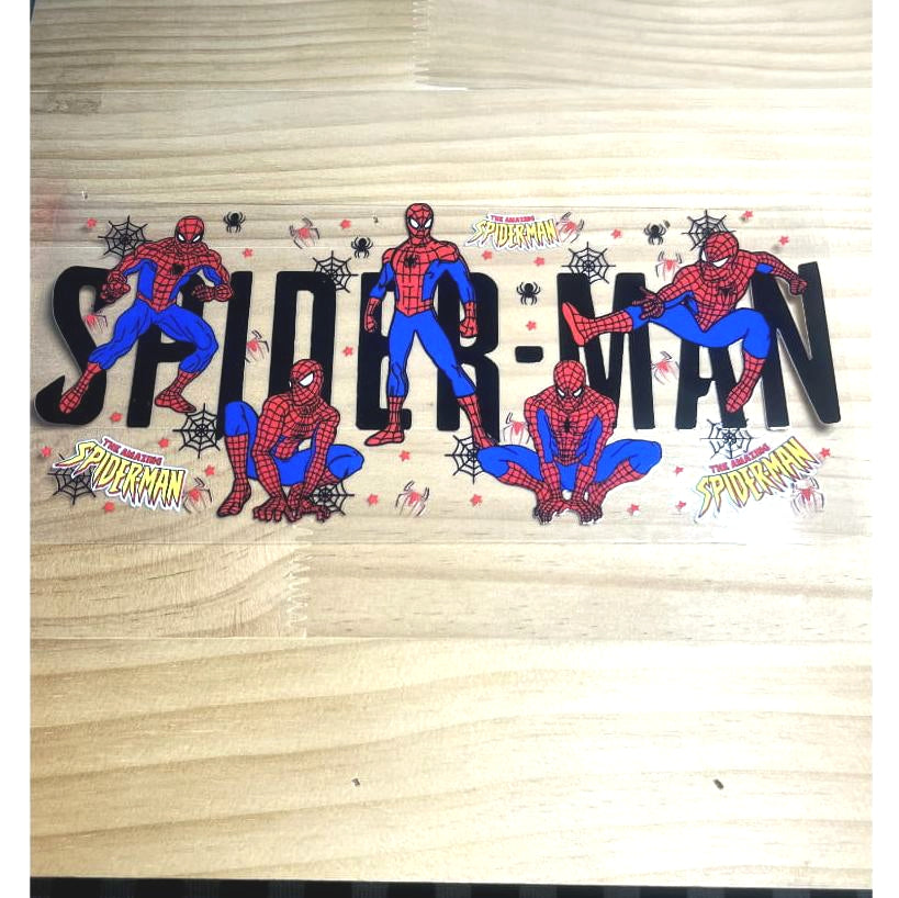 16oz UVDTF Cup Wraps,Cartoon ,Spiderman Hero