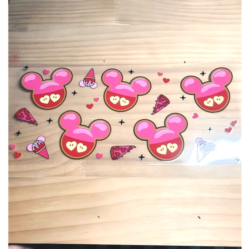 16oz UVDTF Cup Wraps ,Mickey ,Food